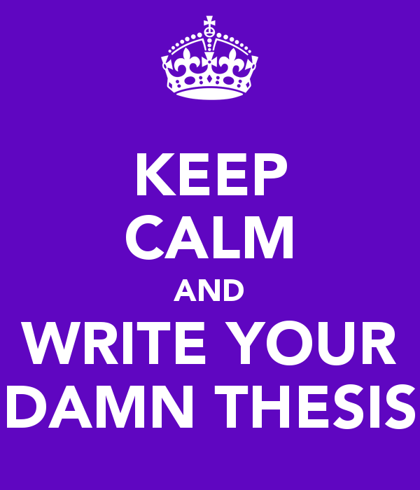 Verbs for writing thesis